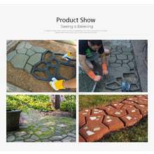 Load image into Gallery viewer, Manual Cement Concrete Road Mold Plastic Mold DIY Garden Pavement Mold, Garden Pavement Mold