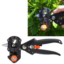 Load image into Gallery viewer, Professional Grafting Tool Set Pruning Scissors Seedling Grafting Machine Grafting Device with Three Blades, a Cross Knife ,a Wrench, Black