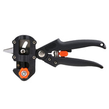 Load image into Gallery viewer, Professional Grafting Tool Set Pruning Scissors Seedling Grafting Machine Grafting Device with Three Blades, a Cross Knife ,a Wrench, Black