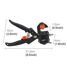 Load image into Gallery viewer, Professional Grafting Tool Set Pruning Scissors Seedling Grafting Machine Grafting Device with Three Blades, a Cross Knife ,a Wrench, Black