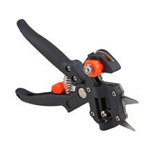 Load image into Gallery viewer, Professional Grafting Tool Set Pruning Scissors Seedling Grafting Machine Grafting Device with Three Blades, a Cross Knife ,a Wrench, Black