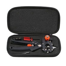 Load image into Gallery viewer, Professional Grafting Tool Set Pruning Scissors Seedling Grafting Machine Grafting Device with Three Blades, a Cross Knife ,a Wrench, Black