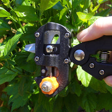 Load image into Gallery viewer, Professional Grafting Tool Set Pruning Scissors Seedling Grafting Machine Grafting Device with Three Blades, a Cross Knife ,a Wrench, Black
