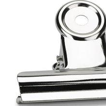 Load image into Gallery viewer, 10pcs 50mm Silver Metal Stainless Steel Round Clip Notes Letter Paper Clip Office Bind Clip, 10PCS / 50mm