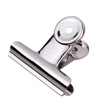 Load image into Gallery viewer, 100PCS 22mm Silver Metal Stainless Steel Round Clip Notes Letter Paper Clip Office Bind Clip, 100PCS / 22mm