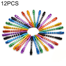 Load image into Gallery viewer, 12 PCS Throwing Toy 53mm Shafts Aluminium 2BA Dart Shaft, Random Color Delivery