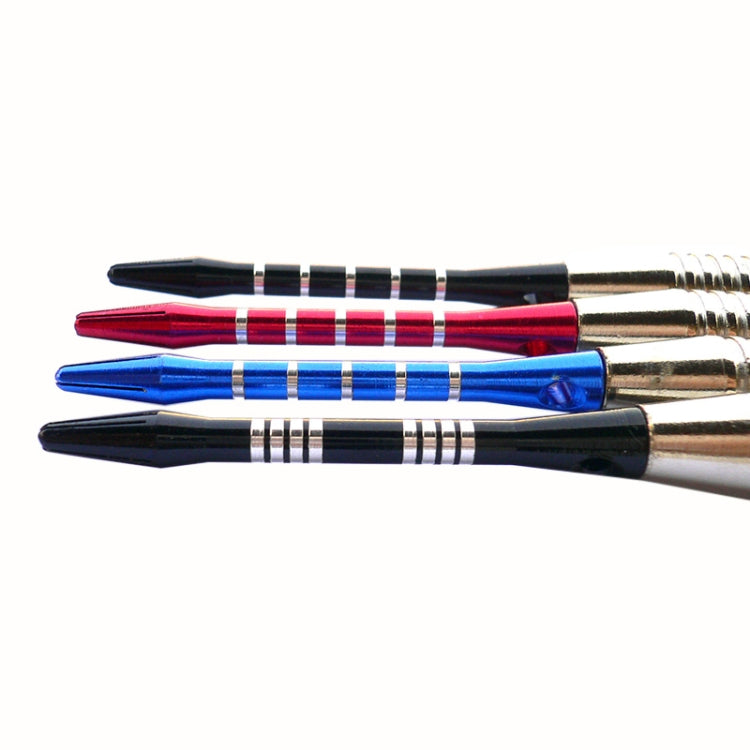 12 PCS Throwing Toy 53mm Shafts Aluminium 2BA Dart Shaft, Random Color Delivery