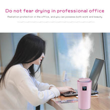 Load image into Gallery viewer, Small-3 2W Humidifier Moisture Meter Moisturizing Instrument with LED Night Light, Water Tank Capacity: 260ml