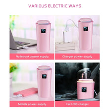 Load image into Gallery viewer, Small-3 2W Humidifier Moisture Meter Moisturizing Instrument with LED Night Light, Water Tank Capacity: 260ml