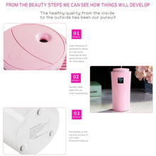 Load image into Gallery viewer, Small-3 2W Humidifier Moisture Meter Moisturizing Instrument with LED Night Light, Water Tank Capacity: 260ml