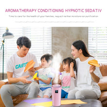 Load image into Gallery viewer, Small-3 2W Humidifier Moisture Meter Moisturizing Instrument with LED Night Light, Water Tank Capacity: 260ml