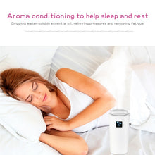 Load image into Gallery viewer, Small-3 2W Humidifier Moisture Meter Moisturizing Instrument with LED Night Light, Water Tank Capacity: 260ml
