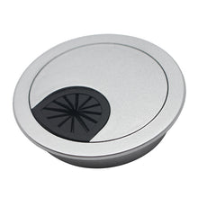 Load image into Gallery viewer, 10 PCS Desk Computer Desktop Plastic Round Threading Box Hole Cover, Hole Diameter: 53mm, 53mm