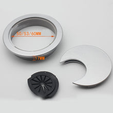 Load image into Gallery viewer, 10 PCS Desk Computer Desktop Plastic Round Threading Box Hole Cover, Hole Diameter: 53mm, 53mm