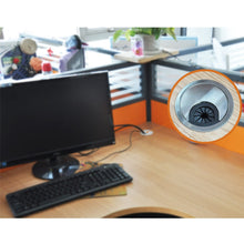 Load image into Gallery viewer, 10 PCS Desk Computer Desktop Plastic Round Threading Box Hole Cover, Hole Diameter: 53mm, 53mm