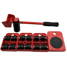 Load image into Gallery viewer, Heavy Furniture Home Trolley Lift And Move Slides Kit 4 Rollers &amp; Furniture Lifter Mover Transport Set