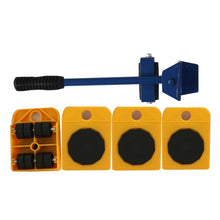 Load image into Gallery viewer, Heavy Furniture Home Trolley Lift And Move Slides Kit 4 Rollers &amp; Furniture Lifter Mover Transport Set