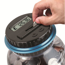 Load image into Gallery viewer, Digital Counting Money Coin Bank, For US Dollar, For Euro, For Pound Sterling