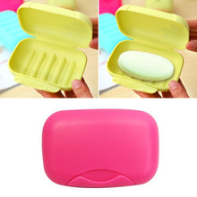 Load image into Gallery viewer, Home Travel Soap Box Lock Sealed Waterproof Leakproof Soap Holder Case with Cover Soap Dishes Container,Random Color Delivery,Large,Size:12x8x4cm, 12x8x4cm