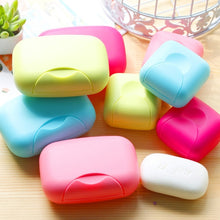 Load image into Gallery viewer, Home Travel Soap Box Lock Sealed Waterproof Leakproof Soap Holder Case with Cover Soap Dishes Container,Random Color Delivery,Large,Size:12x8x4cm, 12x8x4cm