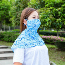 Load image into Gallery viewer, Summer Scarves Anti-UV Mask Riding Neck Protector Breathe freely Outdoor Sunscreen Mask,Random Color Delivery, Anti-UV Mask