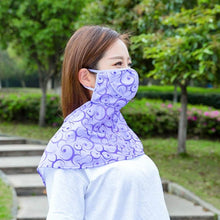 Load image into Gallery viewer, Summer Scarves Anti-UV Mask Riding Neck Protector Breathe freely Outdoor Sunscreen Mask,Random Color Delivery, Anti-UV Mask