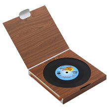 Load image into Gallery viewer, 6 PCS/Set Retro Black Vinyl CD Record Drink Coasters Home Table Cup Mat Decor Coffee Drink Placemat Tableware Spinning, Diameter: 10.7cm, 6 PCS Cup Mat