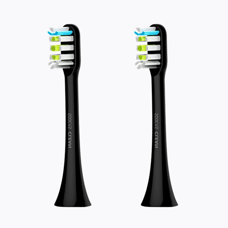 2 PCS Original Xiaomi Youpin General Cleaning Replacement Brush Heads for Xiaomi Soocare Sonic Electric Toothbrush (HC7711W), General Cleaning Pink, General Cleaning White, General Cleaning Black