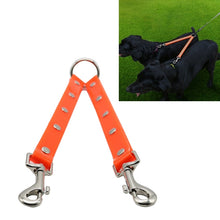 Load image into Gallery viewer, TPU Material Pet Dogs 2 in 1 Tangle-free Traction Rope Double Pet Dog Walking Leash, Length: 25 cm, 25 cm (Green), 2 in 1 (Red), 2 in 1 (Yellow), 2 in 1 (Black), 25 cm (Orange)