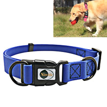 Load image into Gallery viewer, PVC Material Waterproof Adjustable Dual Loop Pet Dogs Collar, Suitable for Ferocious Dogs, Size: L, Collar Size: 39-63 cm, Size: L