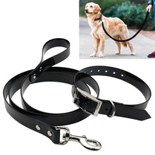 Load image into Gallery viewer, TPU Material Traction Belt Pet Dogs Collar Telescopic Dog Traction Rope with Dog Leash Handle, Size: S, Rope Length: 120 cm, Collar Size: 40 cm