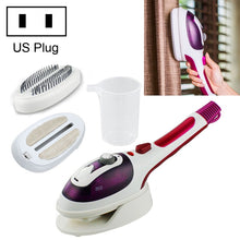 Load image into Gallery viewer, Multifunction Household Handheld Steamer Travel Portable Hand - Held Steam Hanging Hot Machine Ceramic Bottom with Flannelette Brush &amp; Hair Brush &amp; Measuring Cup,US Plug, US Plug Blue, US Plug Purple