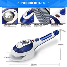 Load image into Gallery viewer, Multifunction Household Handheld Steamer Travel Portable Hand - Held Steam Hanging Hot Machine Ceramic Bottom with Flannelette Brush &amp; Hair Brush &amp; Measuring Cup,US Plug, US Plug Blue, US Plug Purple