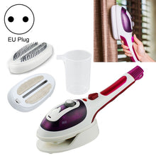 Load image into Gallery viewer, Multifunction Household Handheld Steamer Travel Portable Hand - Held Steam Hanging Hot Machine Ceramic Bottom with Flannelette Brush &amp; Hair Brush &amp; Measuring Cup,EU Plug, EU Plug Purple, EU Plug Blue