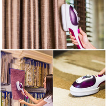 Load image into Gallery viewer, Multifunction Household Handheld Steamer Travel Portable Hand - Held Steam Hanging Hot Machine Ceramic Bottom with Flannelette Brush &amp; Hair Brush &amp; Measuring Cup,EU Plug, EU Plug Purple, EU Plug Blue
