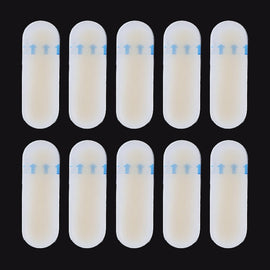 10 PCS Foot Care Skin Hydrogel Analgesic Plaster Blisters Slip Heel Protector Size: 20x60cm, Size: 20x60cm
