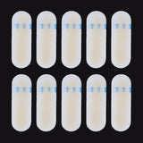 10 PCS Foot Care Skin Hydrogel Analgesic Plaster Blisters Slip Heel Protector Size: 20x60cm, Size: 20x60cm