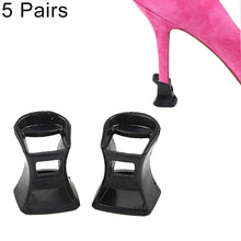 Load image into Gallery viewer, 5 Pairs Hard Wearing Anti-slip PVC StoppersShoes High Heel Cover Protectors, Size: L ,Random Color Delivery, Size: L
