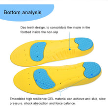 Load image into Gallery viewer, 1 Pair Stretch Breathable Absorbent Deodorant  Sports Tourism And Leisure Comfort Cushioning Insole, Size: M(38-40Yards), Size: M(38-40Yards) blue, Size: M(38-40Yards) gray
