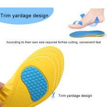 Load image into Gallery viewer, 1 Pair Stretch Breathable Absorbent Deodorant  Sports Tourism And Leisure Comfort Cushioning Insole, Size: M(38-40Yards), Size: M(38-40Yards) blue, Size: M(38-40Yards) gray