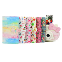 Load image into Gallery viewer, Rose Pattern 3 inch DIY PU Mini Creativity Insert Type 32 Pages Exquisite Photo Album for Polaroid, Rose
