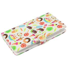 Dessert Pattern 3 inch DIY PU Mini Creativity Insert Type 32 Pages Exquisite Photo Album for Polaroid, Dessert