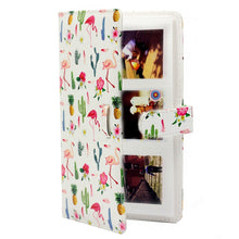Load image into Gallery viewer, Flamingo Cactus Pattern 3 inch DIY PU Mini Creativity Insert Type 32 Pages Exquisite Photo Album for Polaroid, Flamingo Cactus
