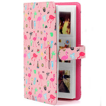 Load image into Gallery viewer, Pink Flamingo Pattern 3 inch DIY PU Mini Creativity Insert Type 32 Pages Exquisite Photo Album for Polaroid, Pink Flamingo