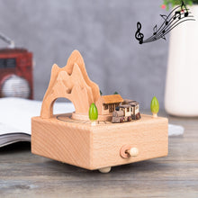 Load image into Gallery viewer, Home Decor Originality  Wooden Musical  Boxes, Ferris Wheel Shape, Baby Bed Shape, Train Shape, Round Ferris Wheel Shape, Carousel Shape, Telephone Booth Shape, Dance Angel Shape, Birthday Cake Shape, Eiffel Tower Shape, Windmill Shape                 ...