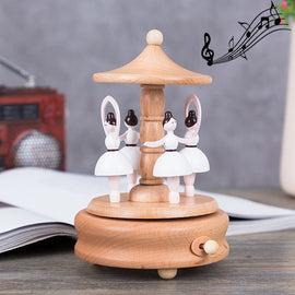 Home Decor Originality  Wooden Musical  Boxes, Dance Angel Shape, Birthday Cake Shape, Eiffel Tower Shape, Windmill Shape, Arc De Triomphe Shape, Dancer & Cake Shape, Castle Shape, Jiangnan Ancient House Shape, Christmas Tree Shape                     ...