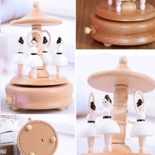 Load image into Gallery viewer, Home Decor Originality  Wooden Musical  Boxes, Dance Angel Shape, Birthday Cake Shape, Eiffel Tower Shape, Windmill Shape, Arc De Triomphe Shape, Dancer &amp; Cake Shape, Castle Shape, Jiangnan Ancient House Shape, Christmas Tree Shape                     ...