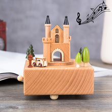 Load image into Gallery viewer, Home Decor Originality  Wooden Musical  Boxes, Ferris Wheel Shape, Baby Bed Shape, Train Shape, Round Ferris Wheel Shape, Carousel Shape, Telephone Booth Shape, Dance Angel Shape, Birthday Cake Shape, Eiffel Tower Shape, Windmill Shape                 ...