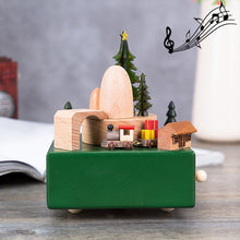 Load image into Gallery viewer, Home Decor Originality  Wooden Musical  Boxes, Ferris Wheel Shape, Baby Bed Shape, Train Shape, Round Ferris Wheel Shape, Carousel Shape, Telephone Booth Shape, Dance Angel Shape, Birthday Cake Shape, Eiffel Tower Shape, Windmill Shape                 ...