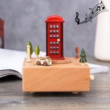 Load image into Gallery viewer, Home Decor Originality  Wooden Musical  Boxes, Ferris Wheel Shape, Baby Bed Shape, Train Shape, Round Ferris Wheel Shape, Carousel Shape, Telephone Booth Shape, Dance Angel Shape, Birthday Cake Shape, Eiffel Tower Shape, Windmill Shape                 ...